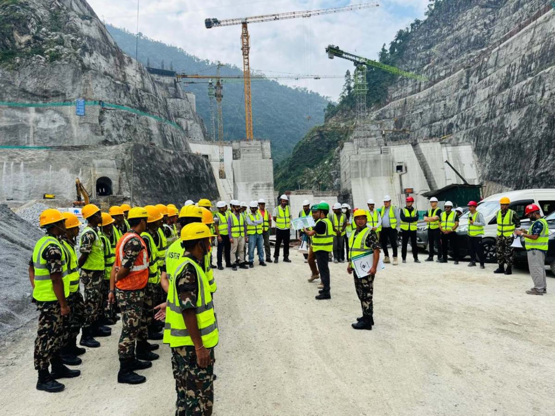 तनहुँ जलविद्युत् आयोजनाको बाँधस्थलमा विपद् नमुना अभ्यास, १७ साइरनबाट पूर्वसूचना दिने व्यवस्था